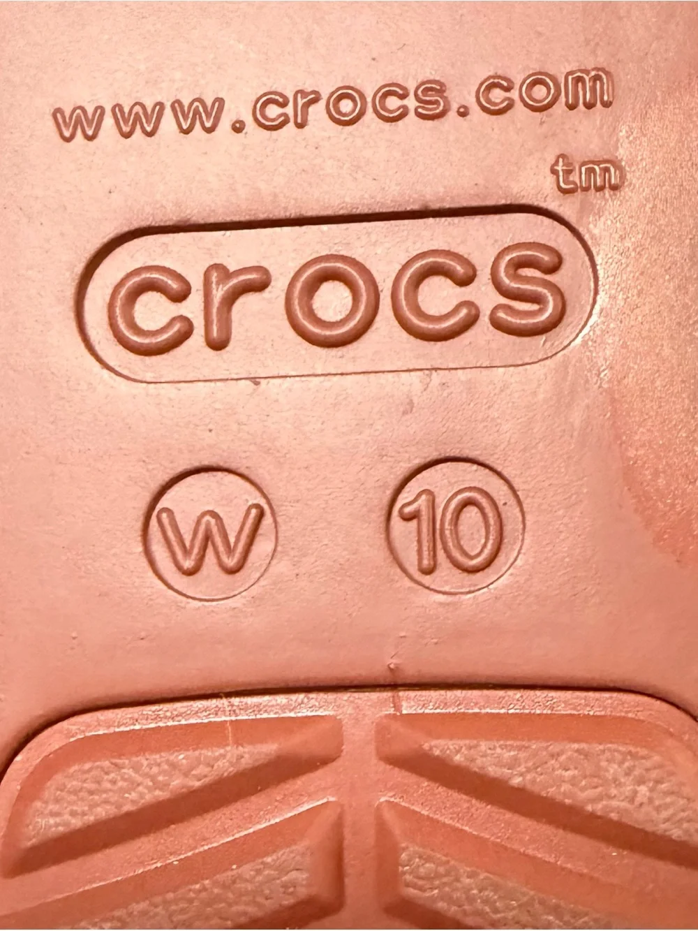 CROCS Women's Brooklin 4U Platform Sandals in Clay. Size 10